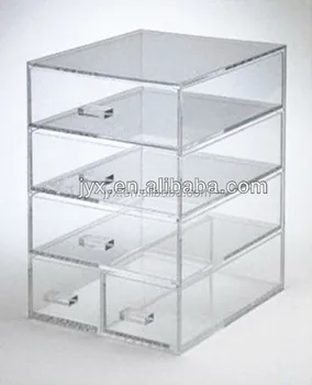 4 Tier 5 Drawers Acrylic Cosmetic Makeup Organizer Buy Acrylic 5