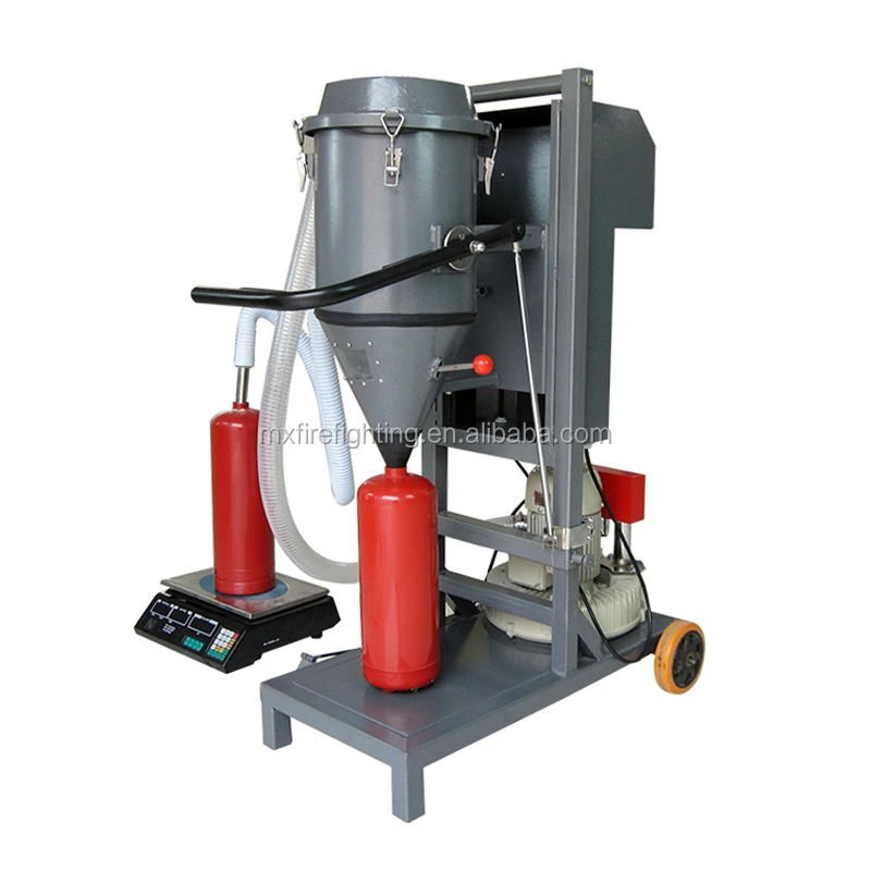 Semiautomatic Abc Powder Fire Extinguisher Refilling Station Equipment