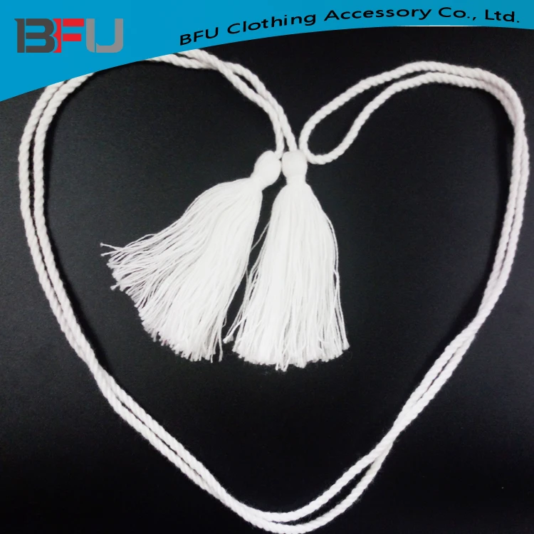 100 Cotton White Tassel Cotton Cord Tassel In Stock Buy Cotton
