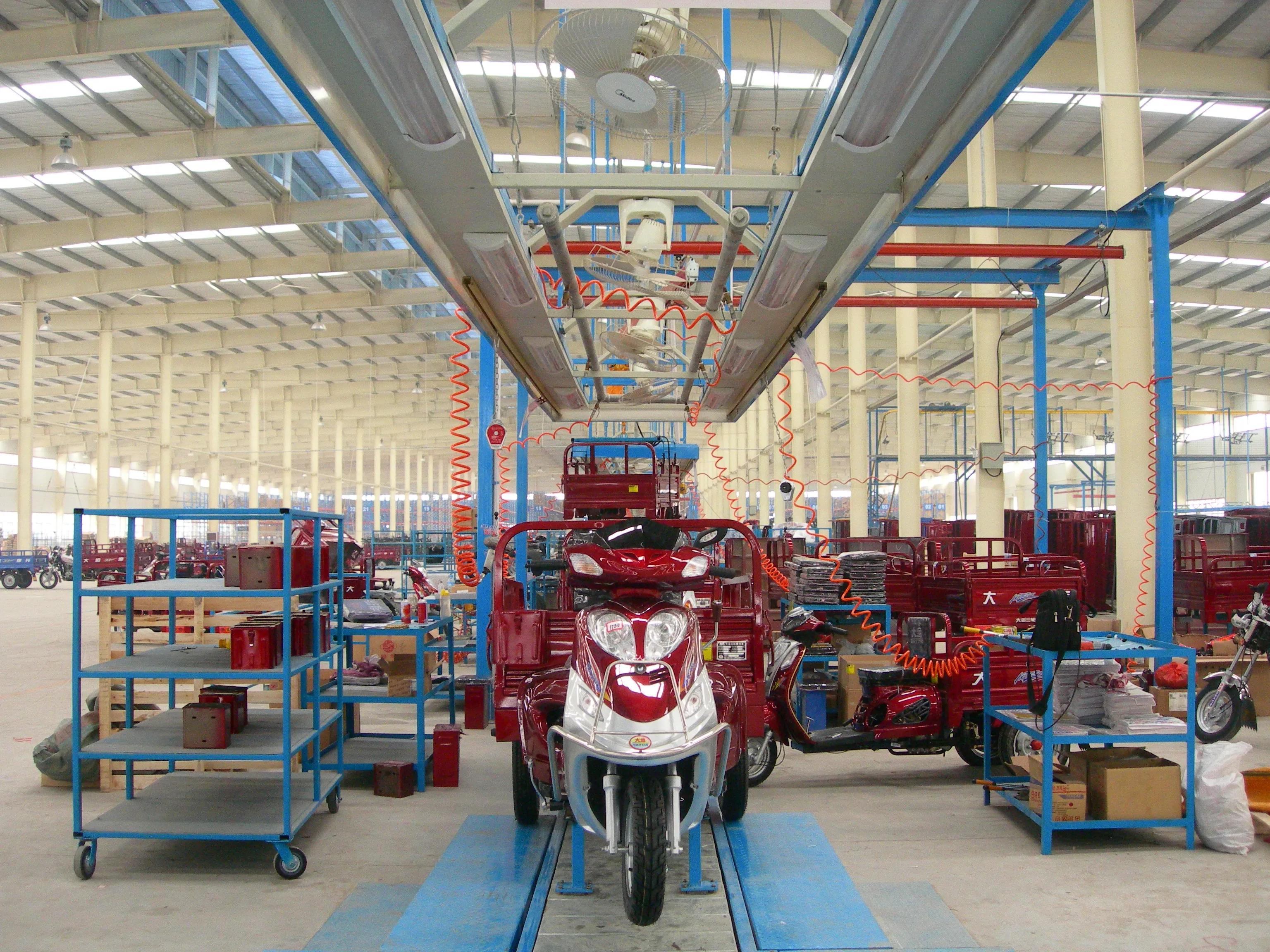 cargo tricycle assembly production line 