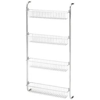 4 Tiers Metal Over The Door Hanging Storage Shelf - Buy Over The Door ...