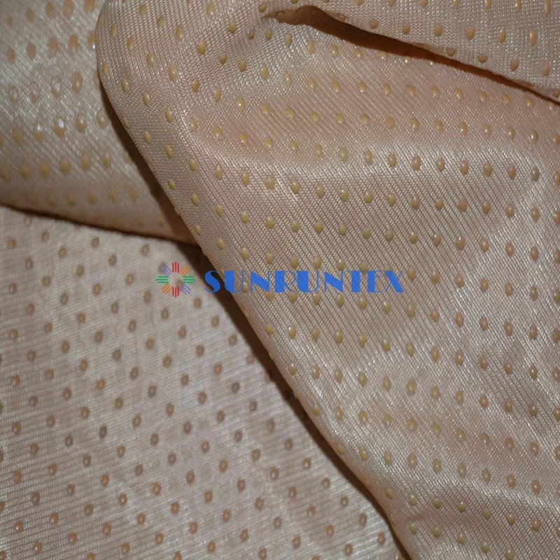 
polyester anti slip fabric non slip fabric 