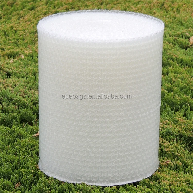 Custom Width 30cm,50cm Protective Clear Round Pe Air Bubble Film Rolls