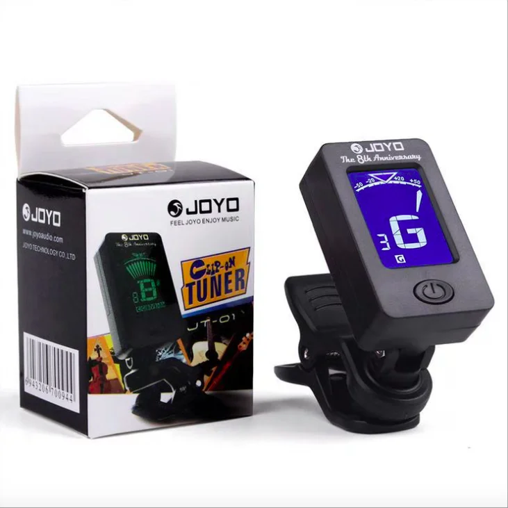 

Cheap Clip-on JOYO Digital Intelli Tuners Guitar Ukulele Tuner, Black