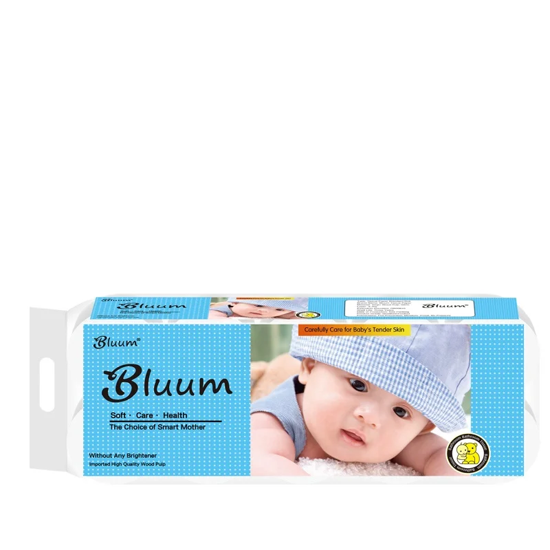 

Wholesale coreless personalised plain white tissue paper and toilet paper for bathroom