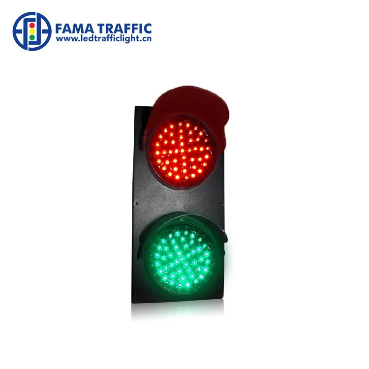 100mm Red Green LED Safety Traffic Light from FAMA Wholesale Traffic Light