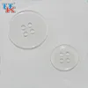4 Holes Plastic Resin Sewing Buttons Transparent button for garment