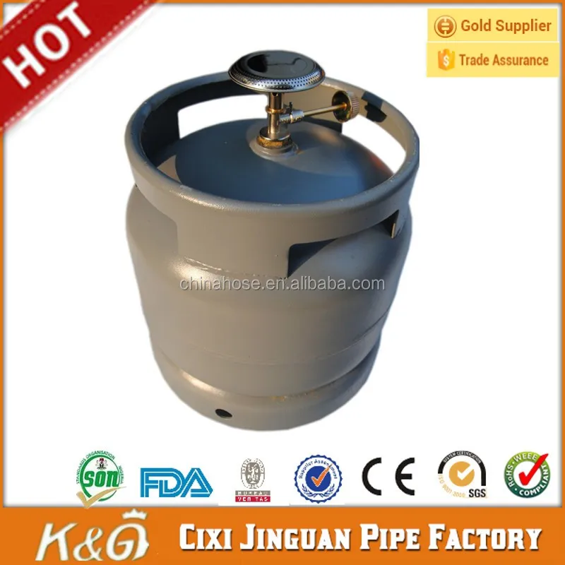 Factory Supply Ghana Gas Cylinder Water Capacity 14.4 L Home Cooking 6 Kg Lpg Cylinder And Gas