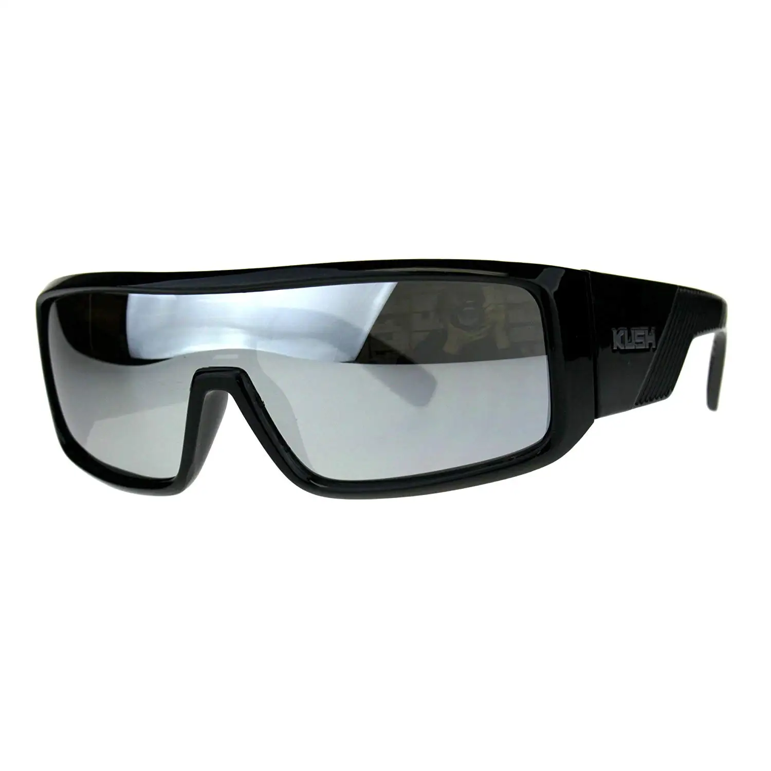 Locs Gangster Cholo Mad Dog Dark Matte Black Shades Sunglasses