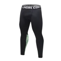 

Gym Athletic Clothing Patchwork Design Long Pants For Men Running