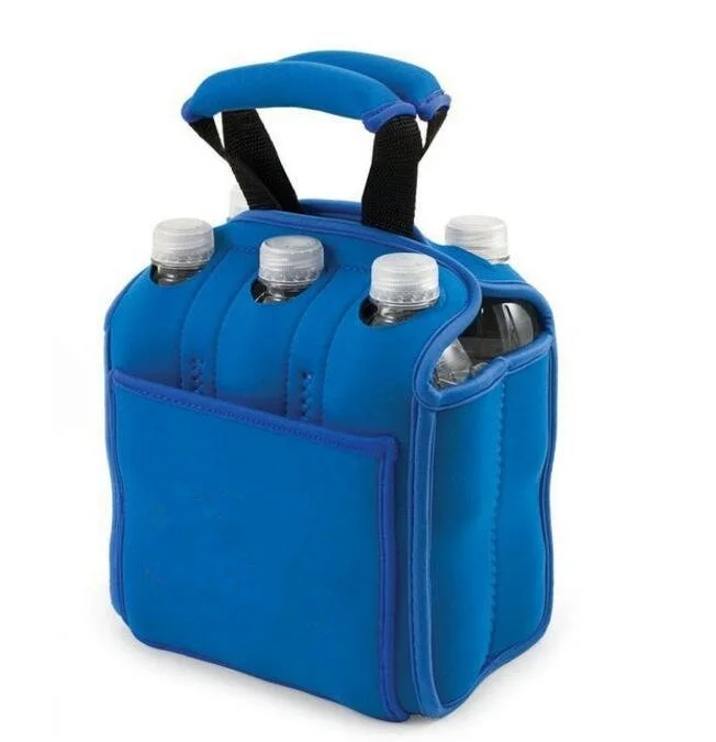 Insulated 6 Pack Beer Bottle Cooler Bag Can Holder Buy 6 Pack Beer