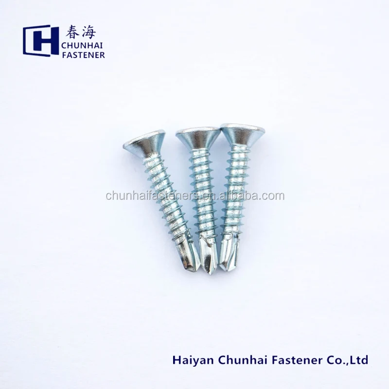 
7504P self-drilling screw zinc finish 