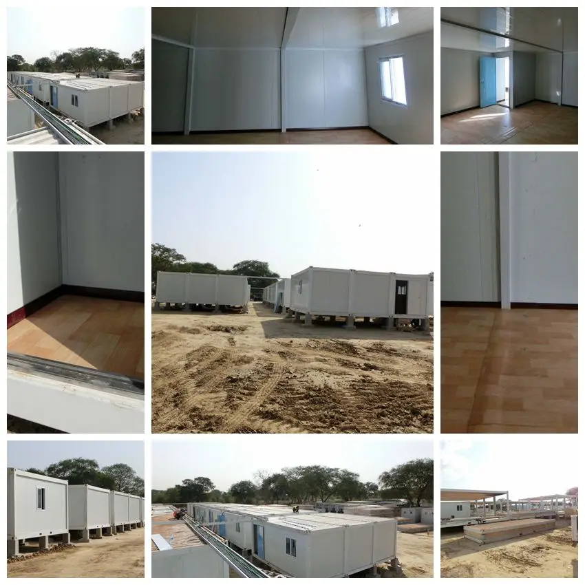 Hotel Use and Sandwich Panel Material Modular Container House