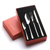 Custom Logo Rigid Tableware Knife Spoon And Fork Set Packaging In Box For Cutlery