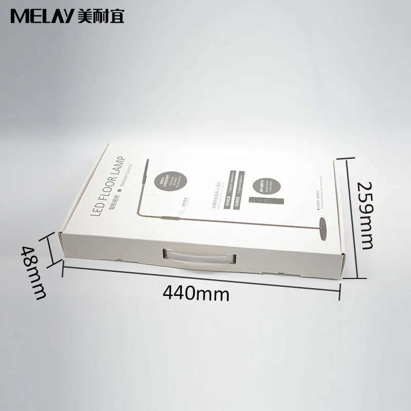 
Modern peacock LED stand floor lamp light remote control touch control curved adjustable for office 