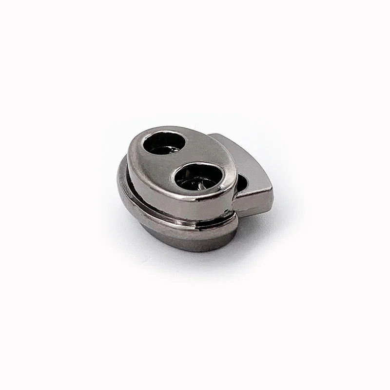 
Promotional Gun color spring rope lock stopper zinc metal spring cord lock stopper 