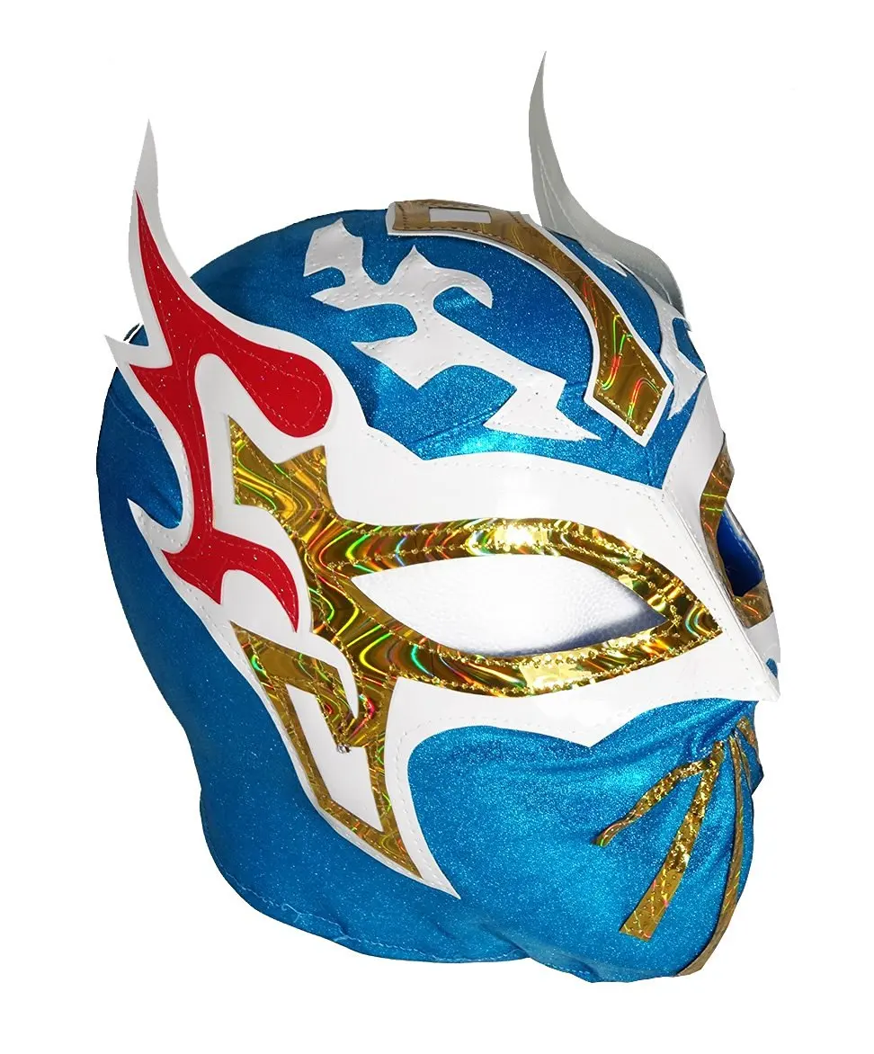 SIN CARA Youth Lucha Libre Wrestling Mask Kids Costume Wear Burgundy
