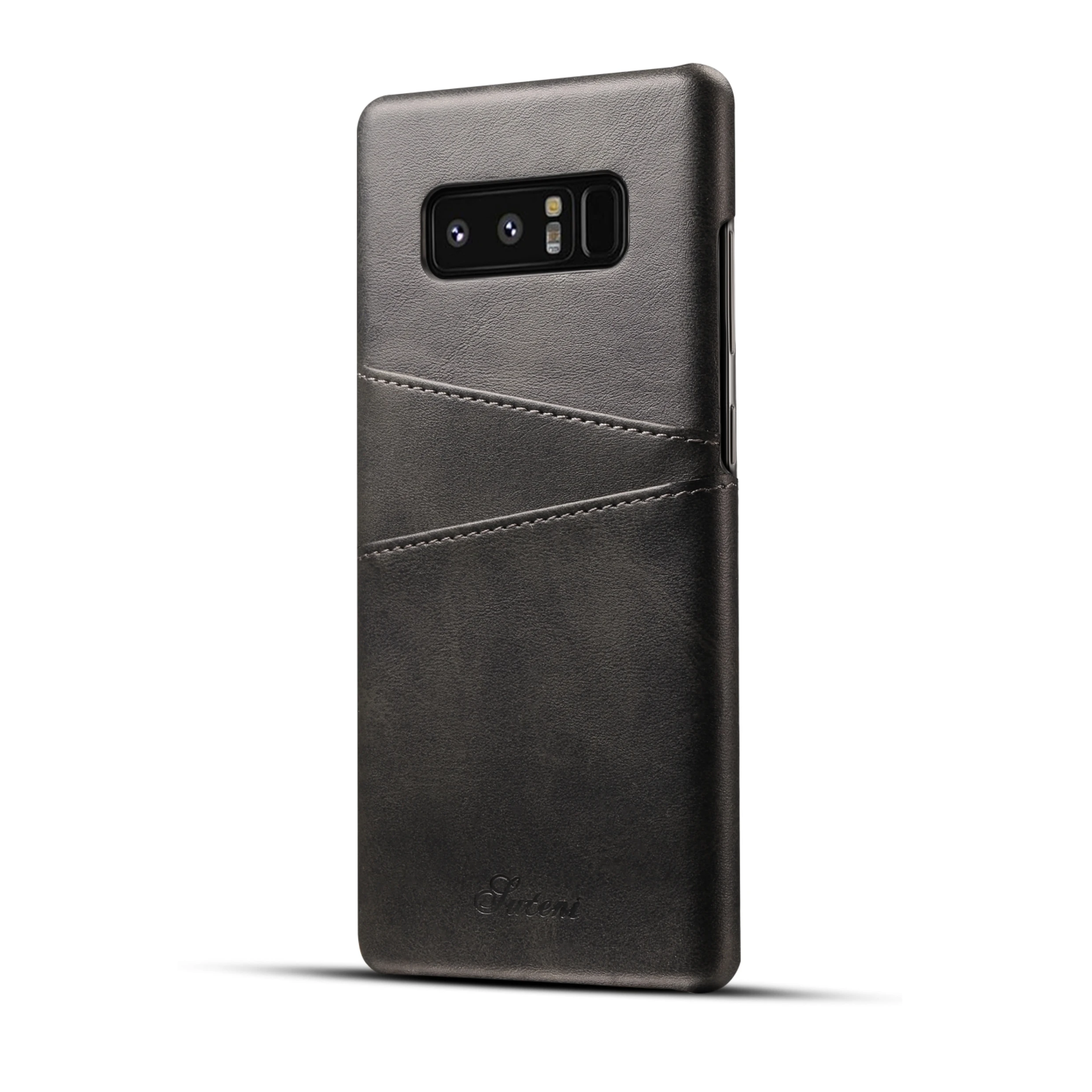 

PU Leather Mobile Phone Wallet Case With Card Holder for Samsung Note8 Hard Back Cover Cell Phone Case 6 Colors