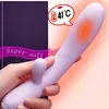 Sexy Toys Dual Motors Massager 10 Speed Clit Silicone Vibrating Masturbator Clitoral Dildo Rabbit Vibrator Products For Women
