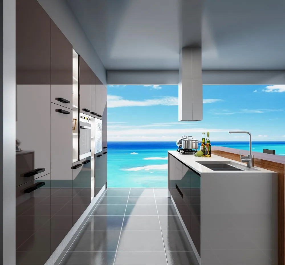
China Factory Customized Modern Design Kitchen Island Base Cabinets 
