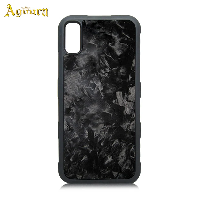 

Shockproof Forged Carbon Fiber Phone Cover For iPhone X