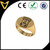 Fashion Gold Plate Jewelry Mens Stainless Steel Signet Military Ring Wholesale, Cheap US 18th Aviation (ABN) Brigade Signet Ring