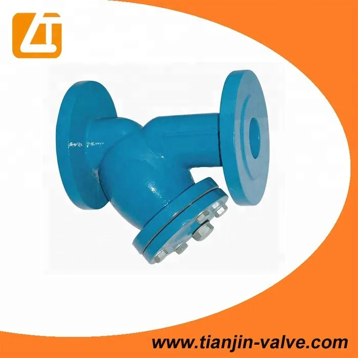 4 Inch Din3202 F1 Cast Ductile Iron Y Type Strainer For Water