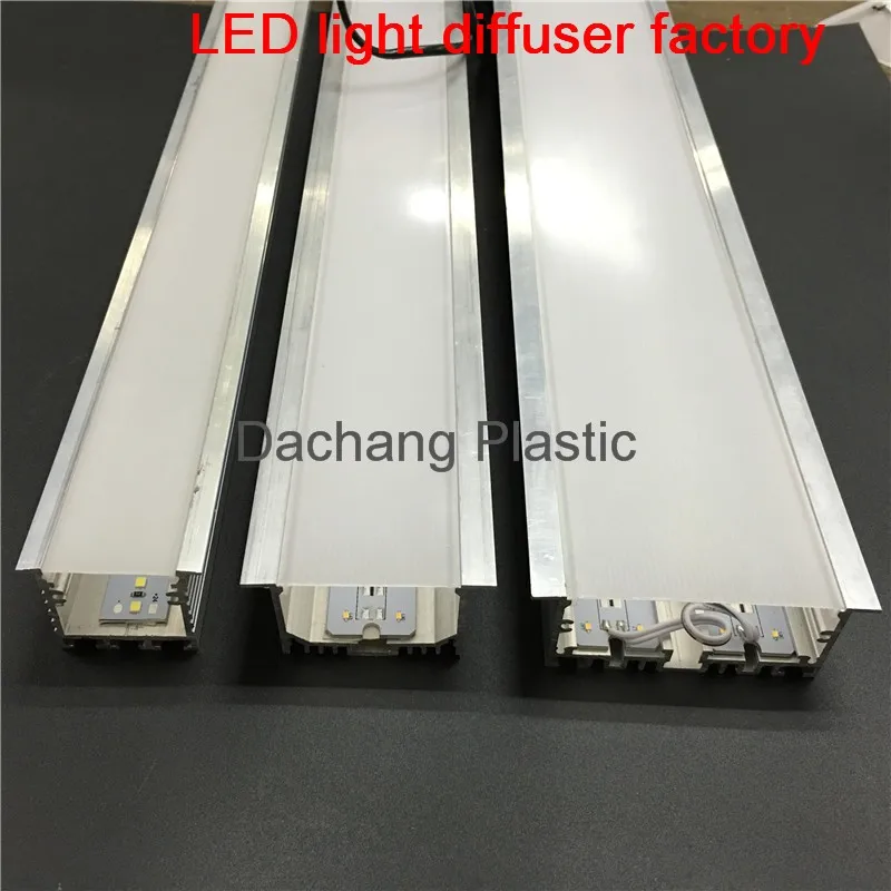 frosted pc diffuser for surface mounted aluminum led profile