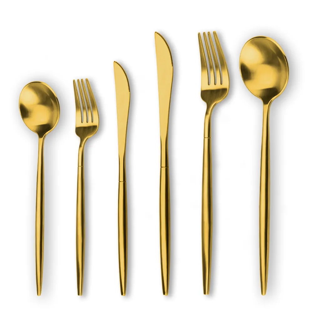 Vaatwasmachinebestendig messing bestek, rose gold bestek, koperen lepel