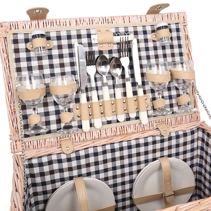 Factory Supplier Empty Picnic Baskets Wholesale Cheap Willow Baskets