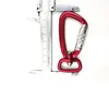 Alloy outdoor carabiner hook Pet chain connection snap hook with eye swivel ring master lock