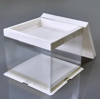 clear plastic square box