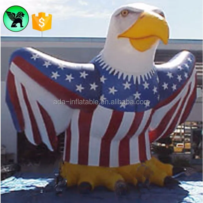 Large Inflatable Eagle Cartoon Characters Type Giant Inflatable American Eagle For Outdoor ...