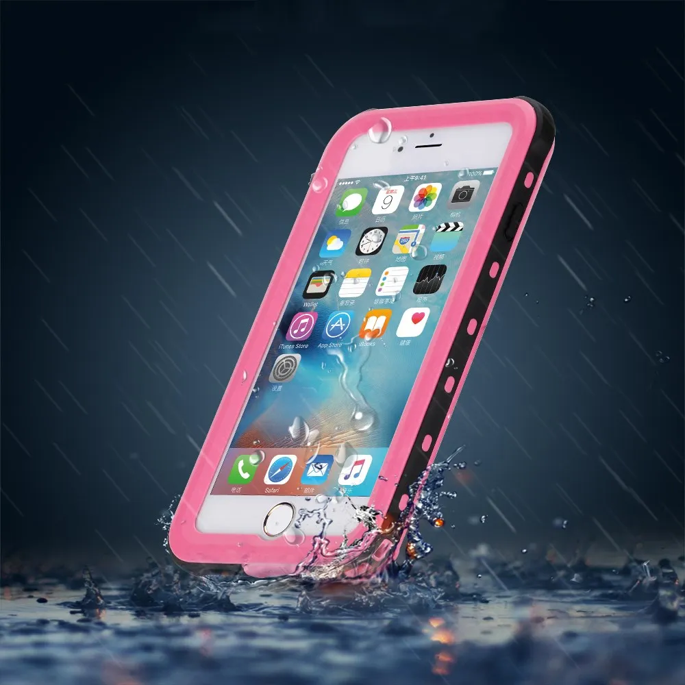 

2019 new customized logo clear smartphone water proof dust proof custom cell phone case back cover for iphone 8 plus