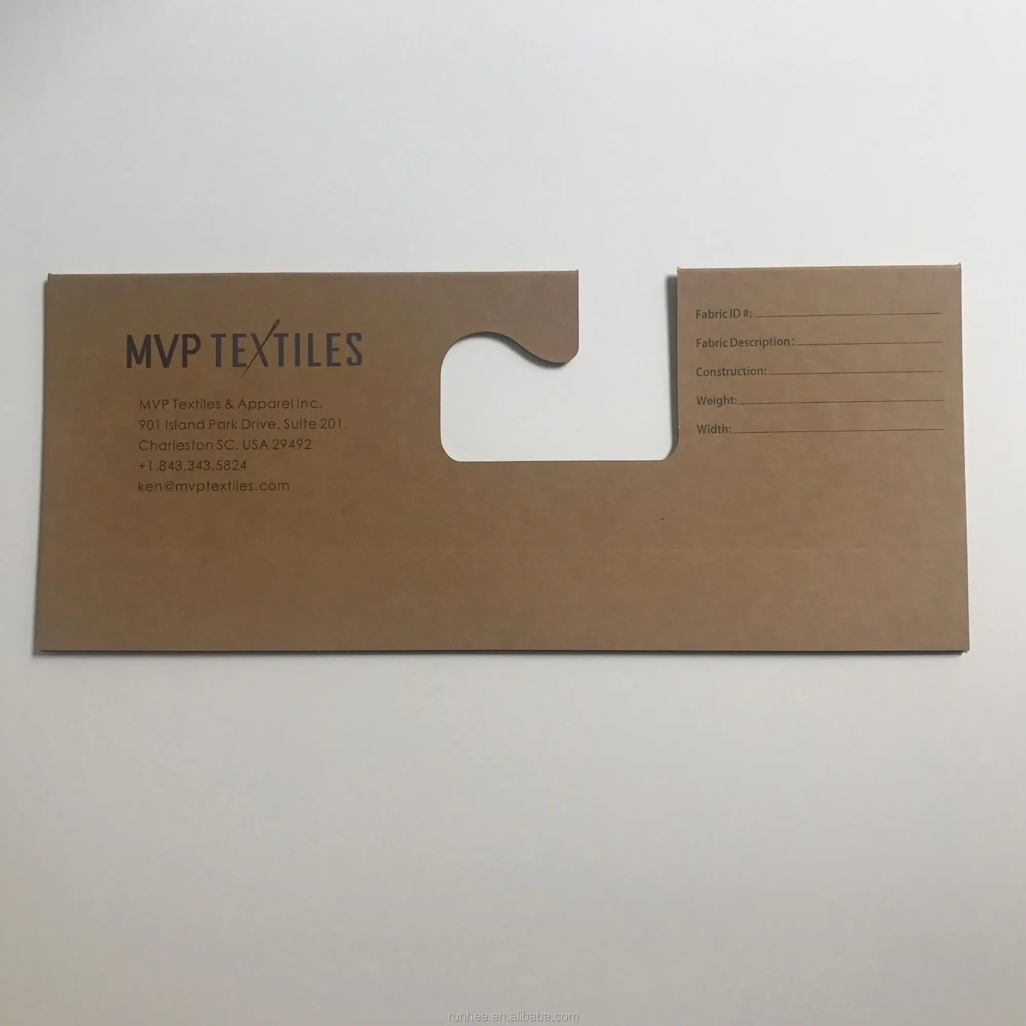 43cm Cardboard Clothes Hanger With 3.4mm Hook ，Paper Garment Display Hanger