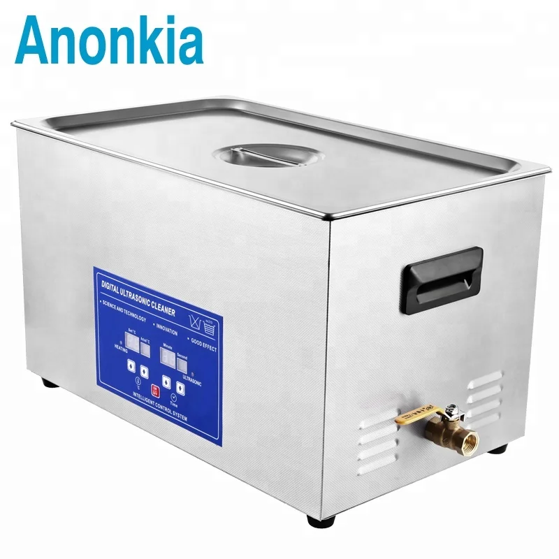 
20L Stainless Steel Benchtop Digital Heated Ultrasonic Bath Cleaner 