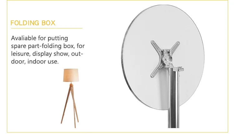 Outdoor stainless steel folding bar cocktail table 