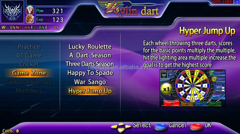 Nfr81 Neofuns Popular King Darts Machine Electronic Dart Machine For