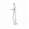 51021 sanitary ware solid brass chrome plated upc bathtub faucet floor standing bathtub mixer