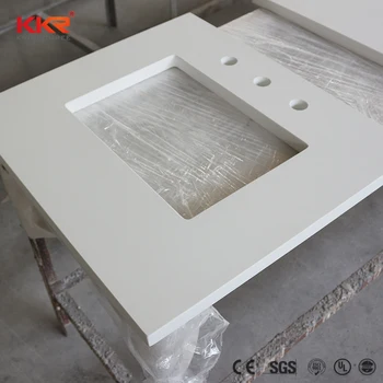 Korean Pure White Texture Pattern Quartz Stone Solid Surface