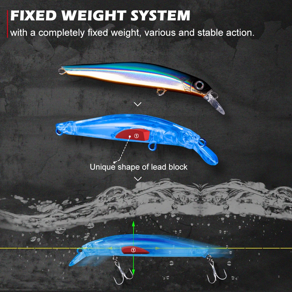 

2018 New 90 MD Flatfish soft tail Minnow sinking Lure, Vavious colors