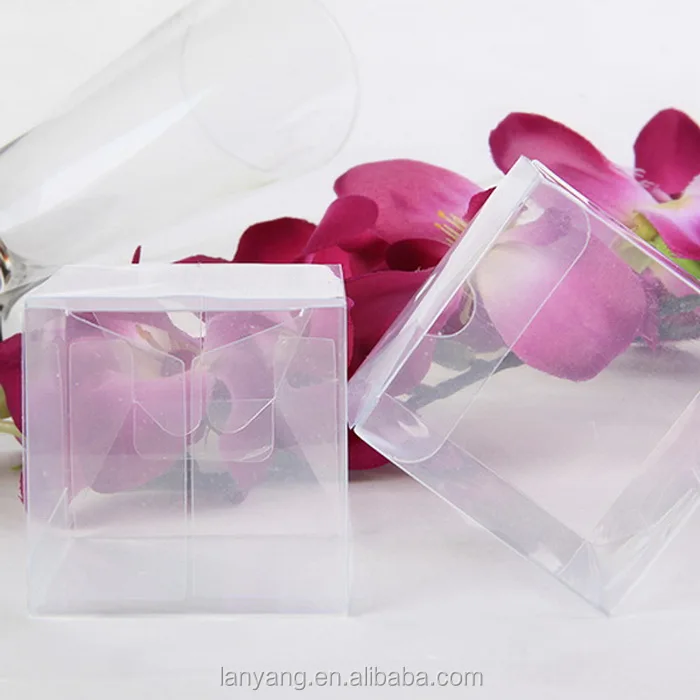 clear plastic favor boxes