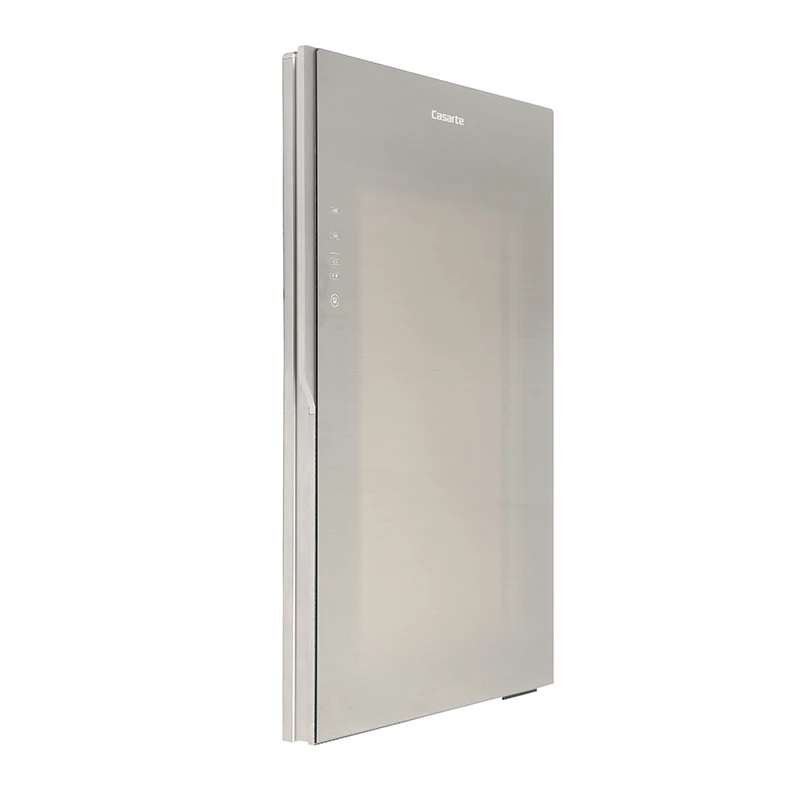 
OEM Stainless steel Frame Vertical Fridge Glass Door for Mini Wine Cooler 