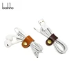 Genuine Leather Handmade Cord Organizer Headphone Ties