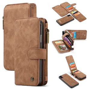 CaseMe Leather Wallet Case iPhone 7 Plus XR XS 11