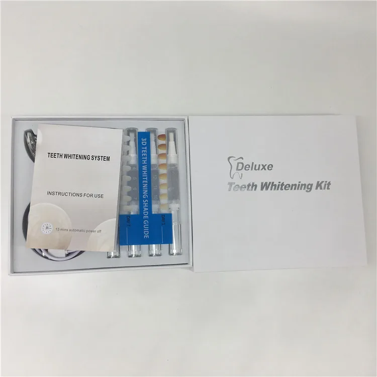 2020 innovative product professional home use teeth whitening kit portable usb light