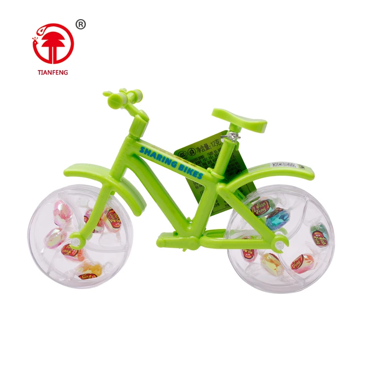 Colorful Bike Jelly Toy Candy Tablet Toy Candy Mini Bicycle Toy Soft ...