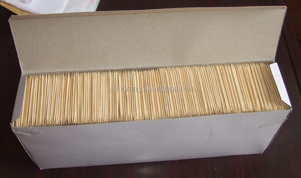 
Individually wrapped bamboo toothpicks paper wrapped toothpick 