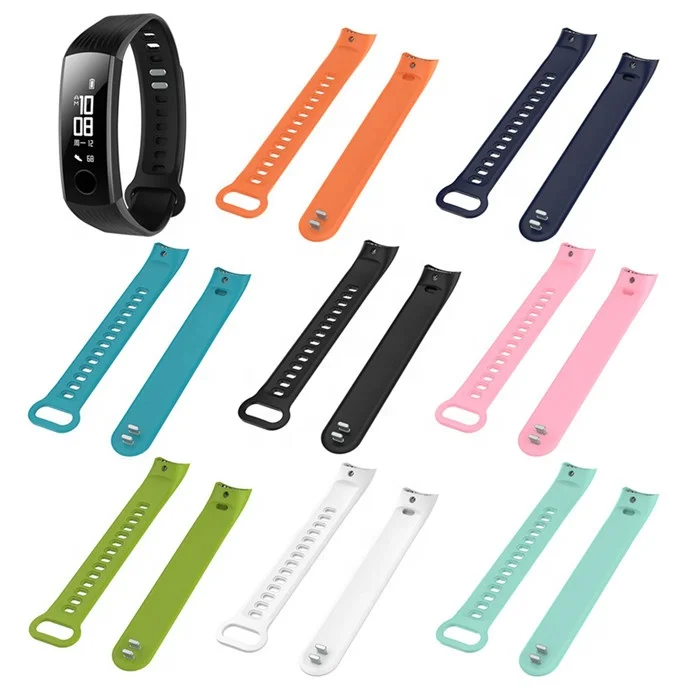 

New Sales High Quality Silicone Wrist Strap For Huawei Honor Band 3 Wristband Sport Bracelet Band