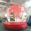 Giant outdoor inflatable Christmas snow globe ball, inflatable advertising decoration, inflatable human snow globe for sale